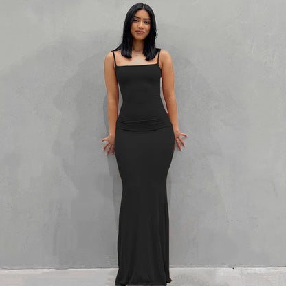 Satin Slip Maxi Dress