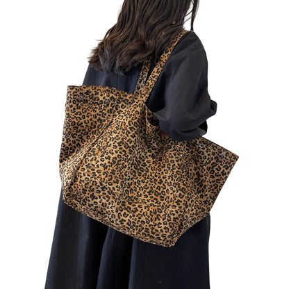 Leopard Pattern Large Capacity Tote Handbag