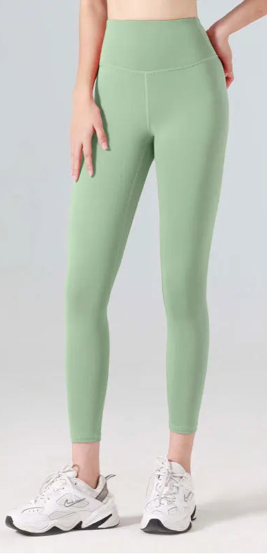 Ribbed High-Waisted Yoga Pants
