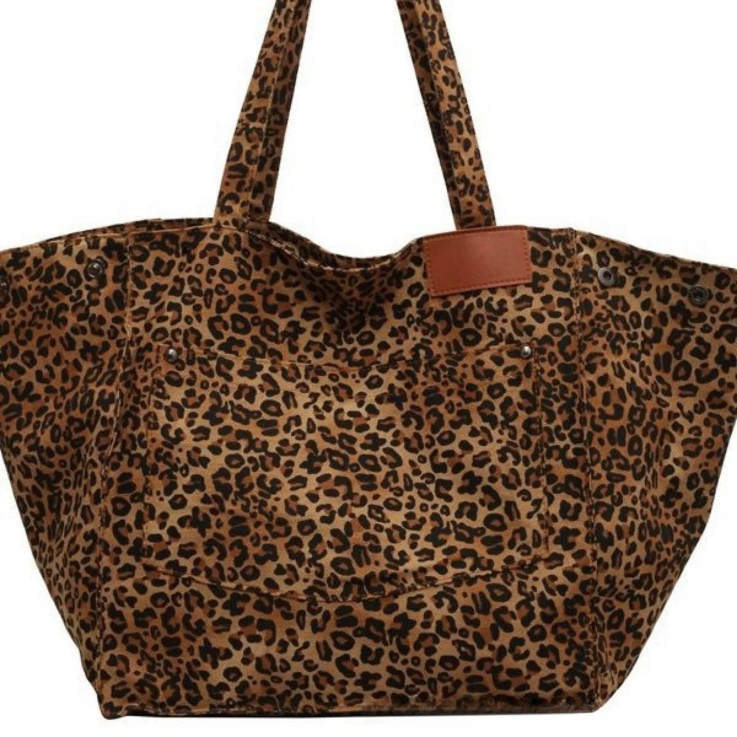 Leopard Pattern Large Capacity Tote Handbag