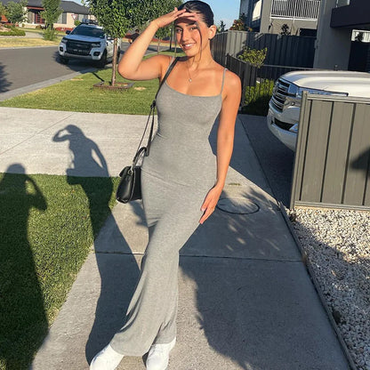 Satin Slip Maxi Dress