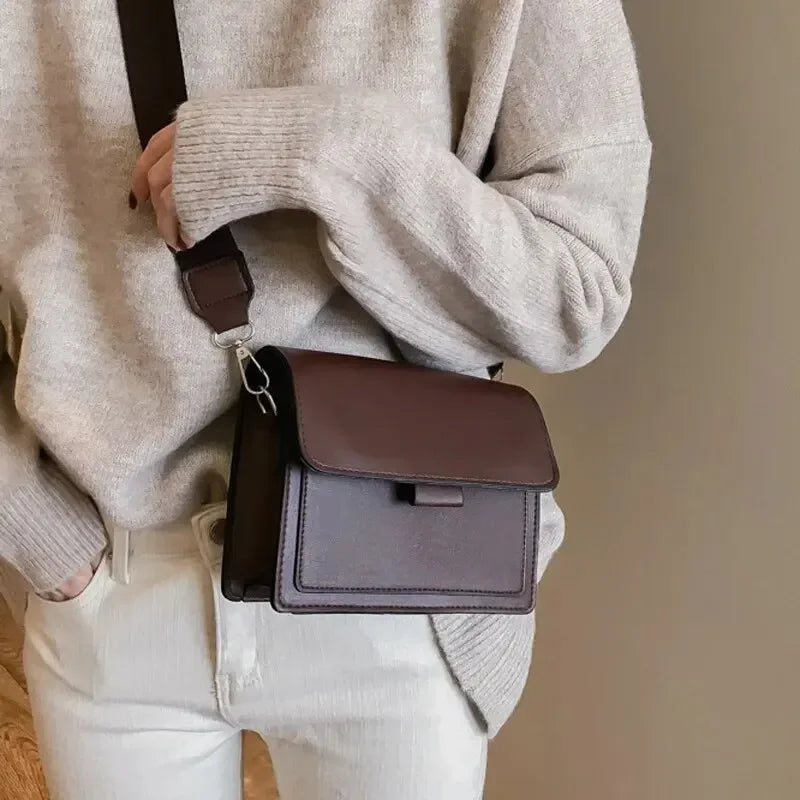 Classic PU Leather Crossbody Bag