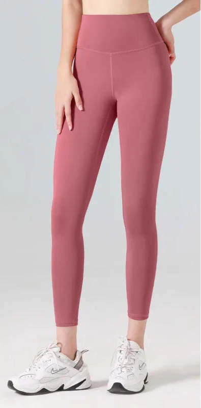 Ribbed High-Waisted Yoga Pants