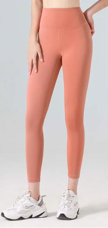 Ribbed High-Waisted Yoga Pants