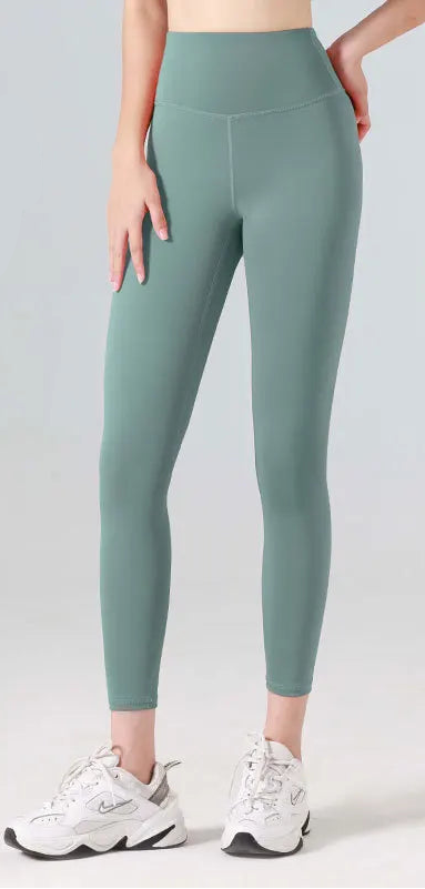 Ribbed High-Waisted Yoga Pants