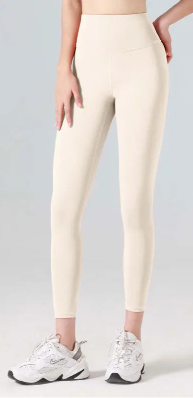 Ribbed High-Waisted Yoga Pants