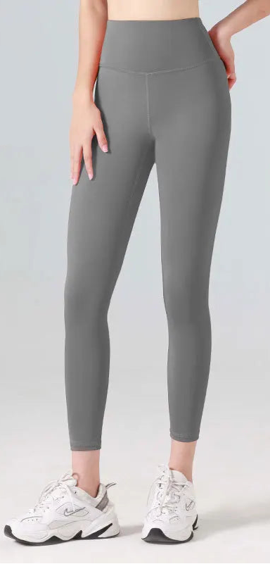 Ribbed High-Waisted Yoga Pants