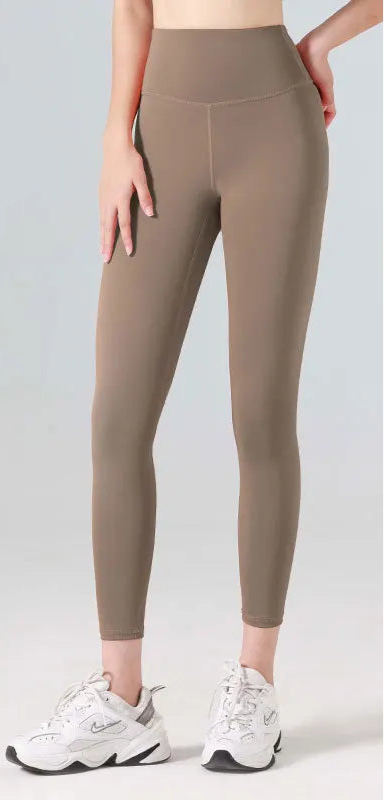 Ribbed High-Waisted Yoga Pants